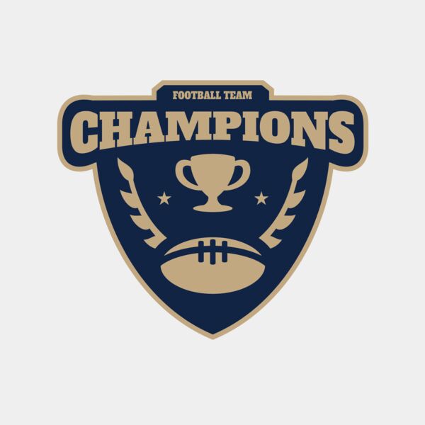 Champions Football Team logo template Thumbnail