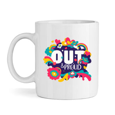Out and proud! - Mug Thumbnail