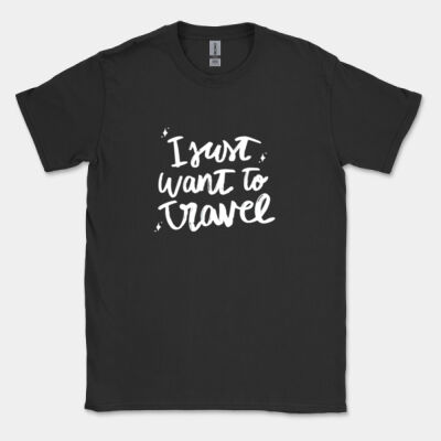 I just want to travel - Mens Softstyle T-Shirt Thumbnail