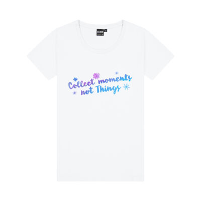 Collect moments not things - Womens Silhouette Tee Thumbnail